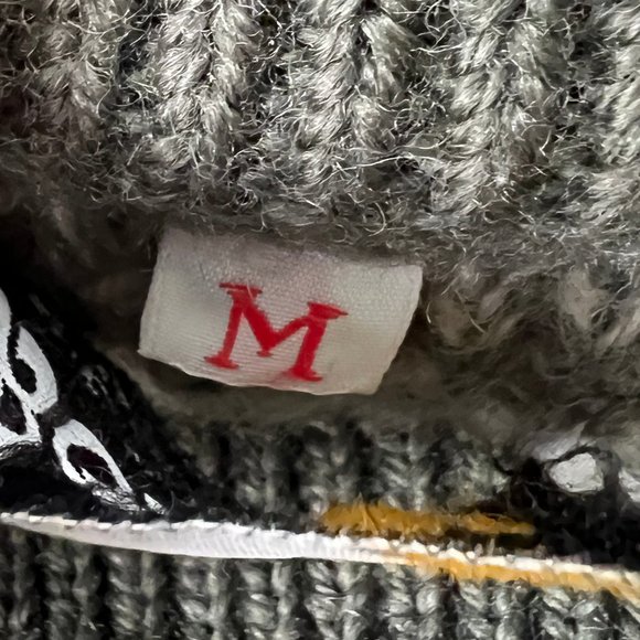 Vintage Fair Isle 100% Wool Chunky Oversized Sweater Scandinavian Nordic Ski - Picture 6 of 8